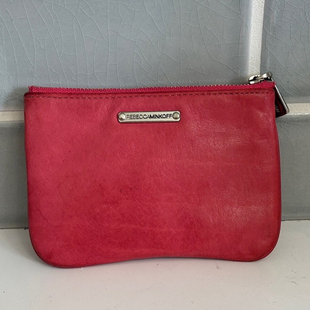 Rebecca Minkoff Fuchsia Leather coin purse